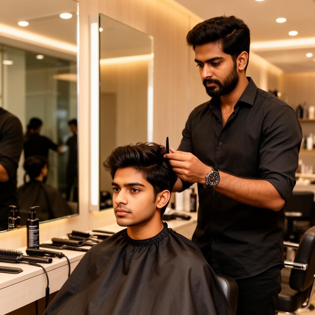 Professional haircare and hairstyling consultation in India