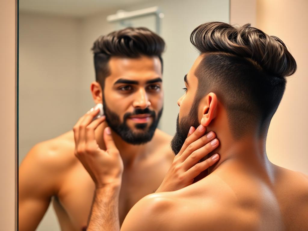 Well-groomed beard styled by personal grooming consultant