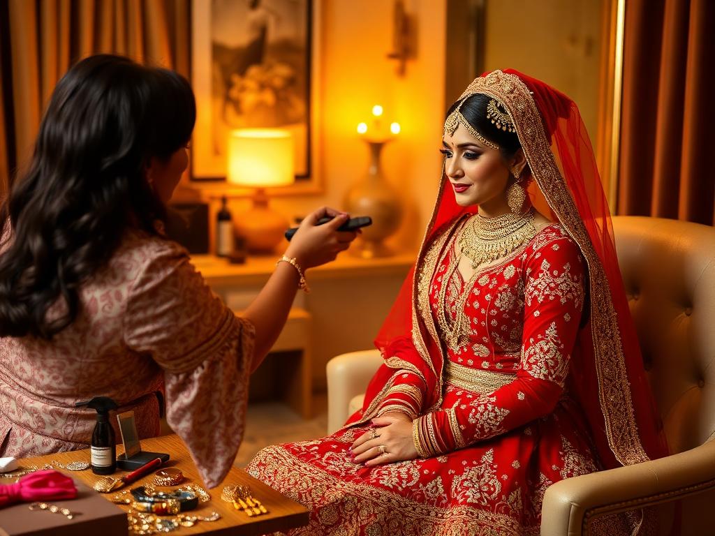 Bridal photo shoot styling for pre-wedding session